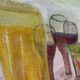 Still life painting on canvas