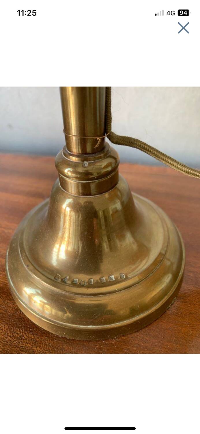 Pair of old table lamps