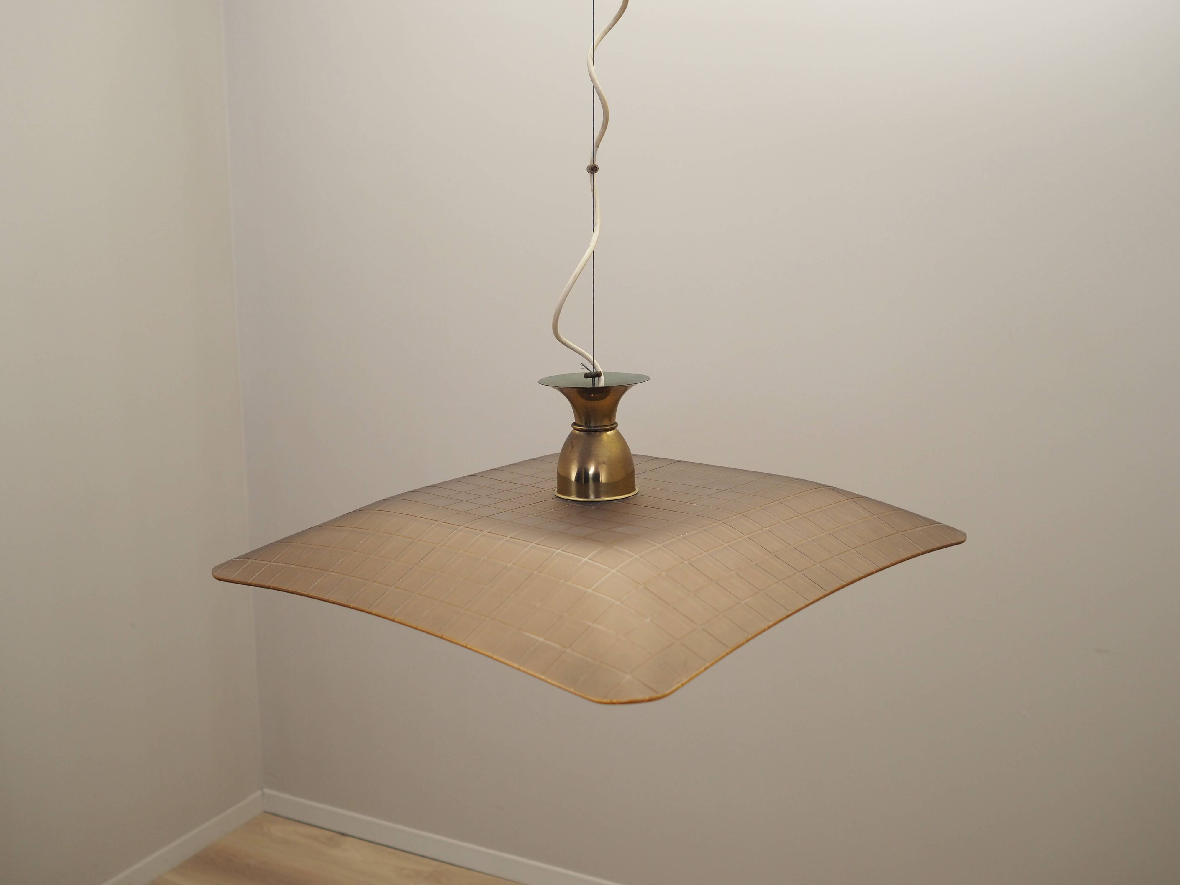 Pendant lamp, Italian design, 1970s, production: Italy