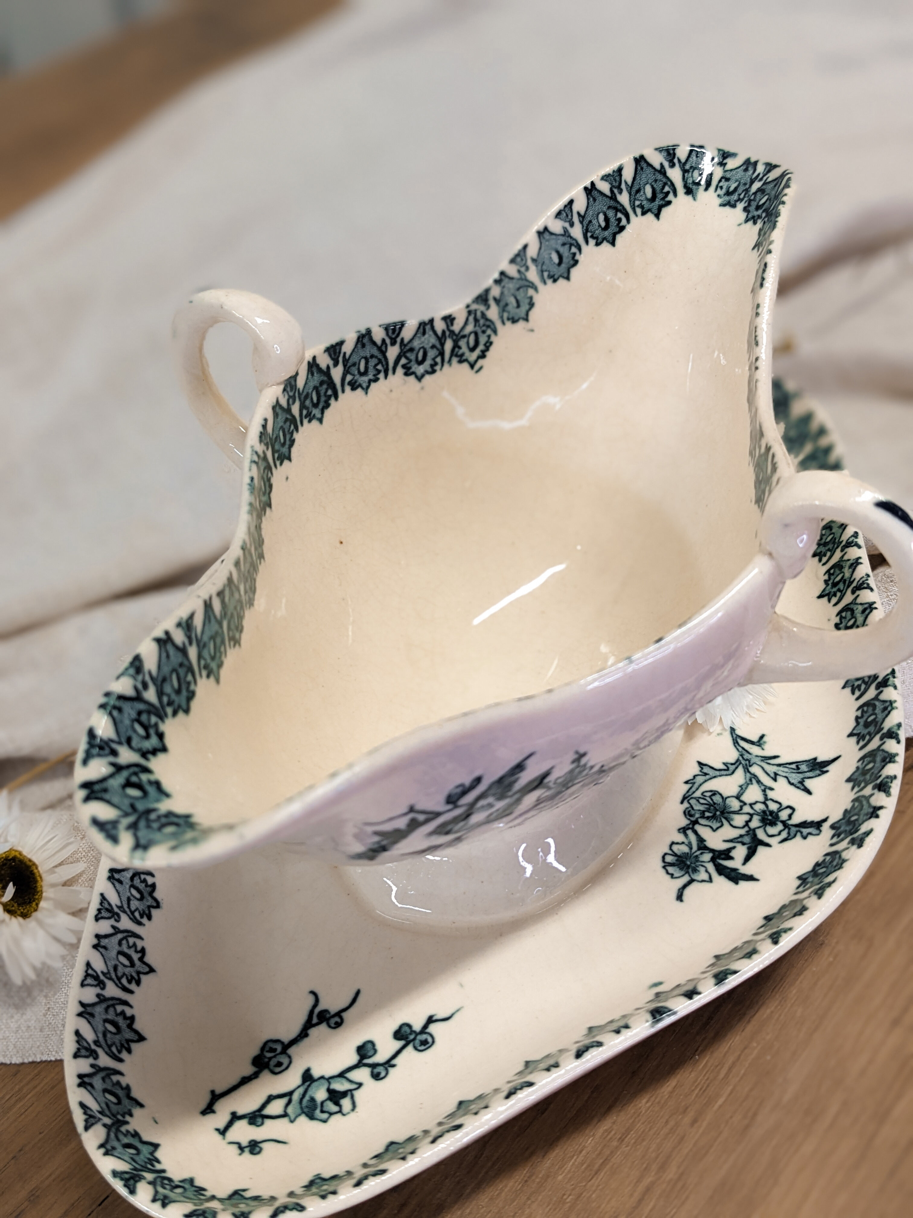 Sauce boat terre de fer