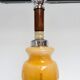 Amber colored Murano glass ceiling lamp from Italy, 1960s