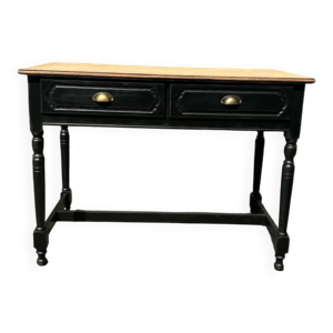 bureau  bois et noir