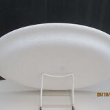 Oval marsh pottery dish