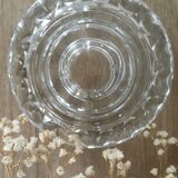 Pair of vintage glass candle holders