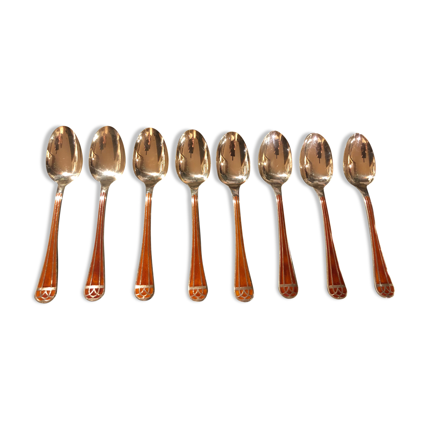 8 Christofle Talisman Dessert Spoons