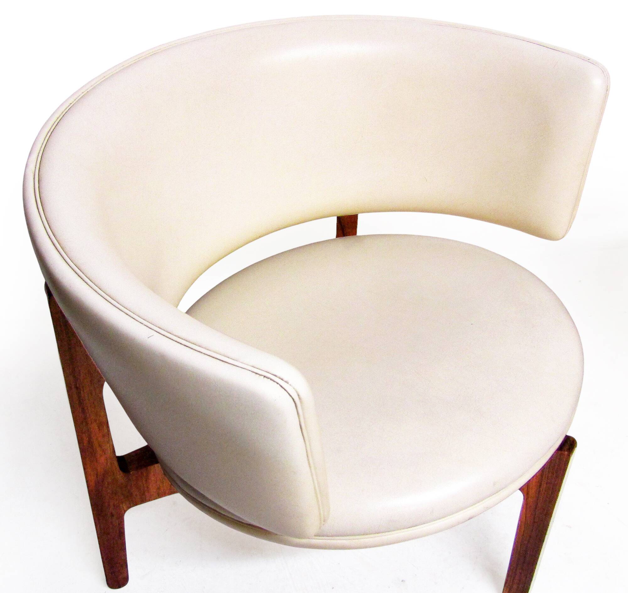 Two 1960s Danish Lounge Chairs In Rosewood By Sven Ellekaer