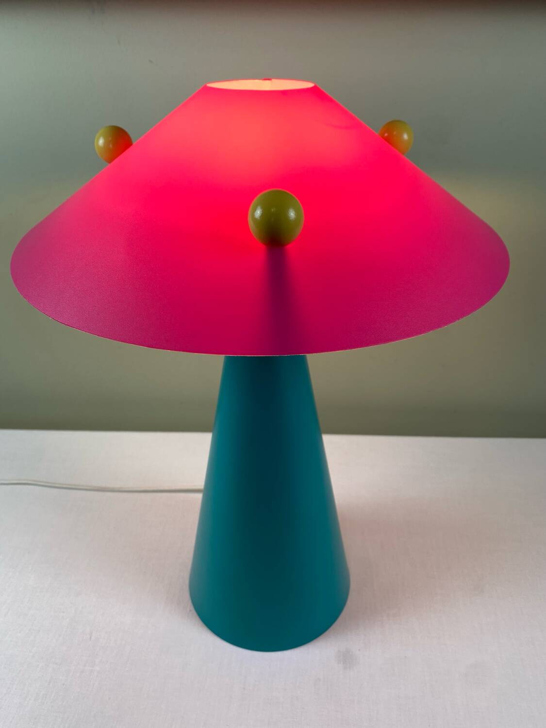 Colorful vintage lamp