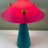Lampe vintage colorée