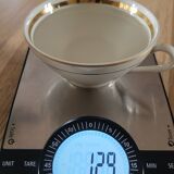 6 vintage Baudour Cerabel cups and saucers