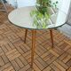 Table miroir tripode