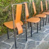 Set of 6 "Irma" chairs by Achille Castiglioni for Zanotta