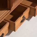 Old low cabinet with sliding doors – Taishō / Showa period (c. 1920-1970) #12