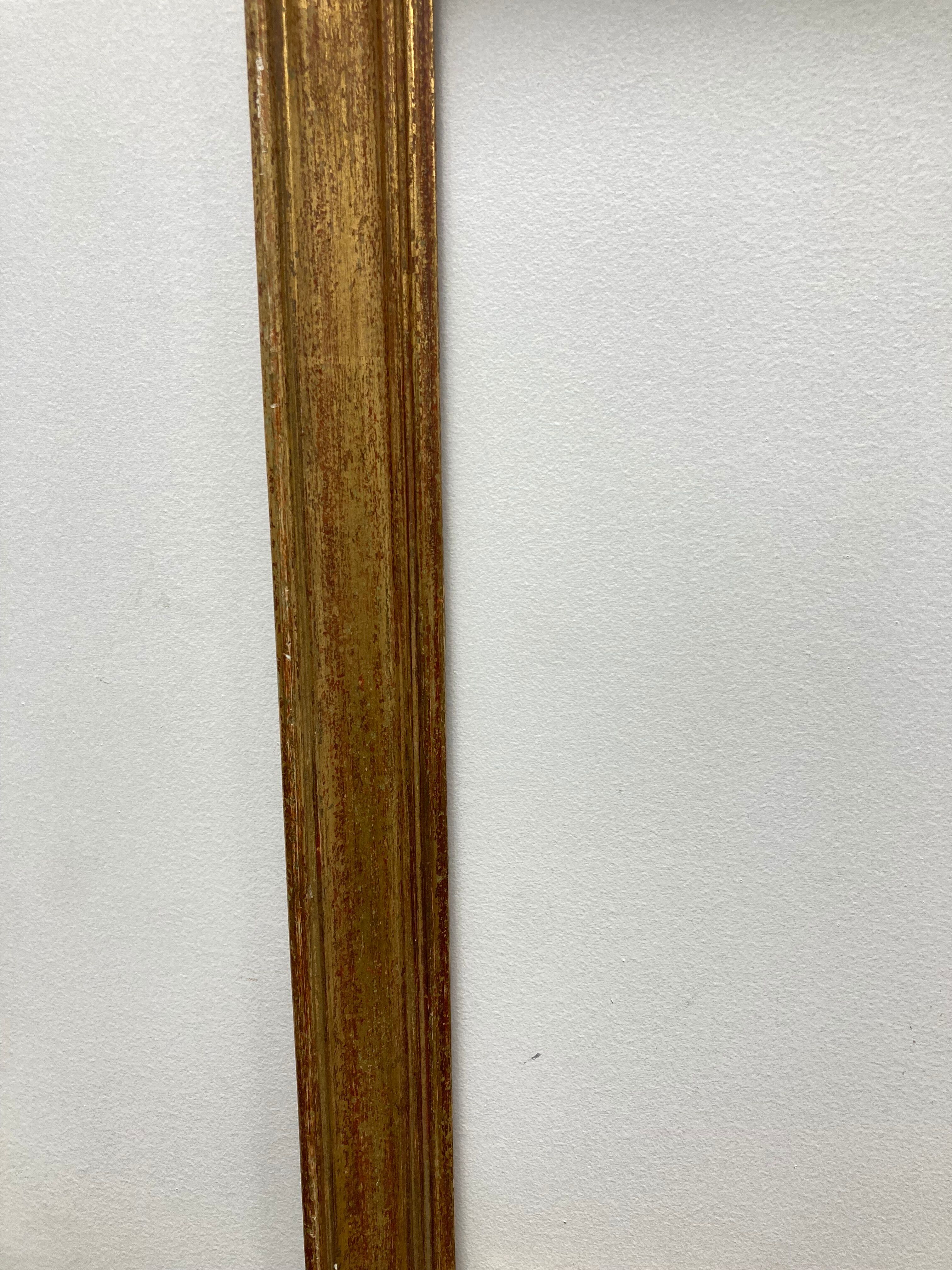 Golden vintage frame