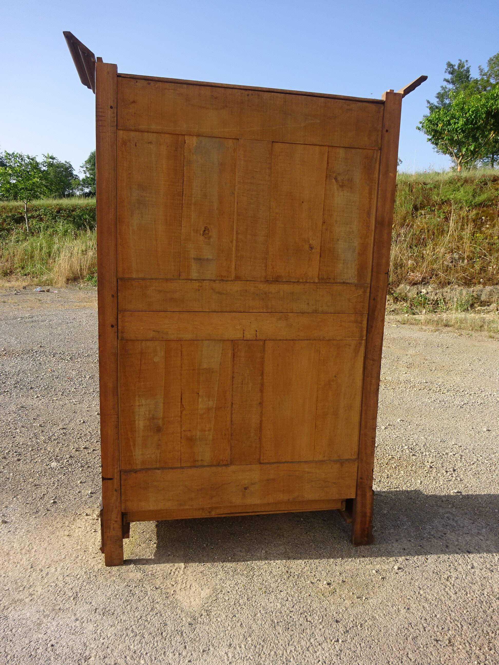 Louis Philippe style walnut wardrobe