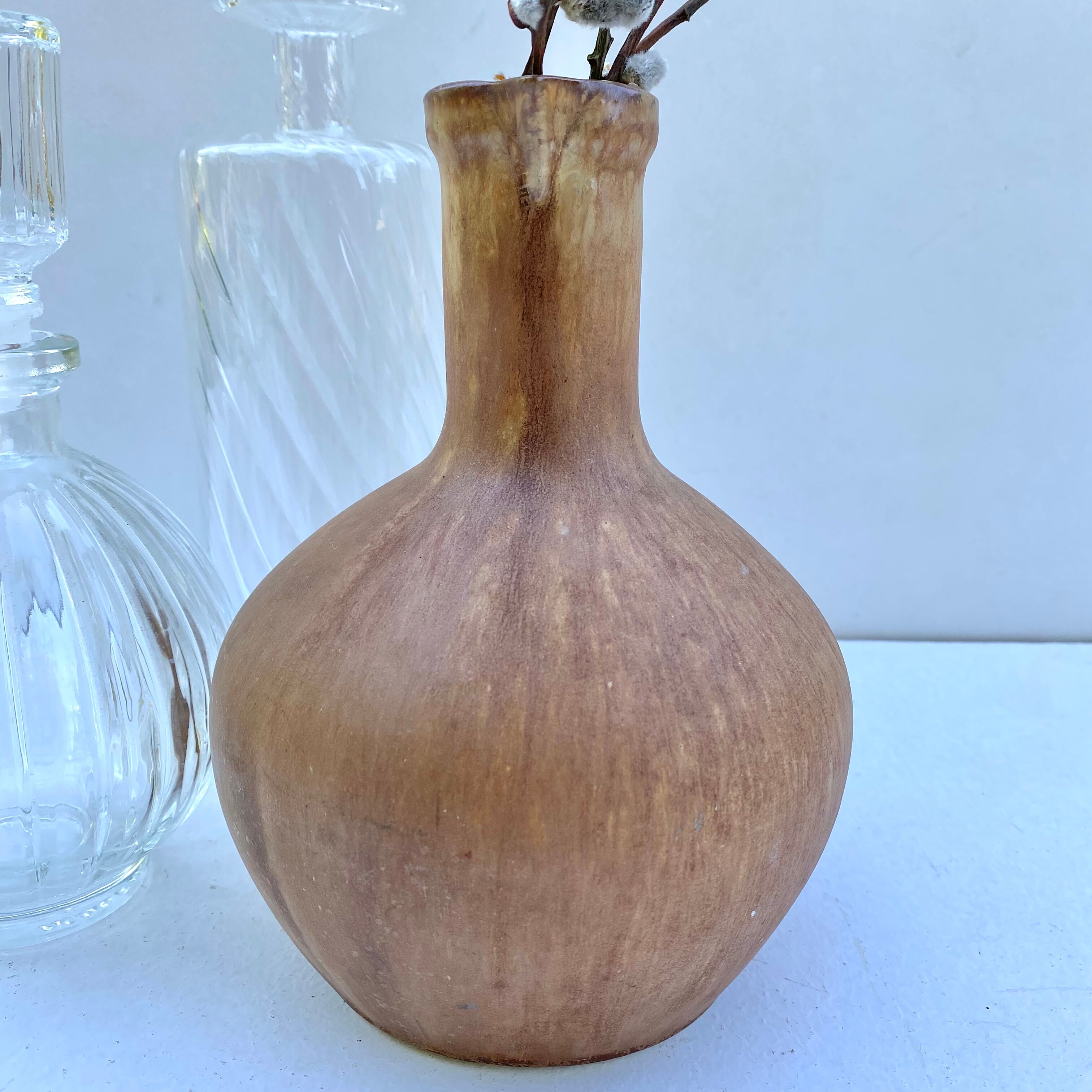 Sandstone pitcher vase