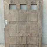 Antique low door decorative wall panel in solid oak