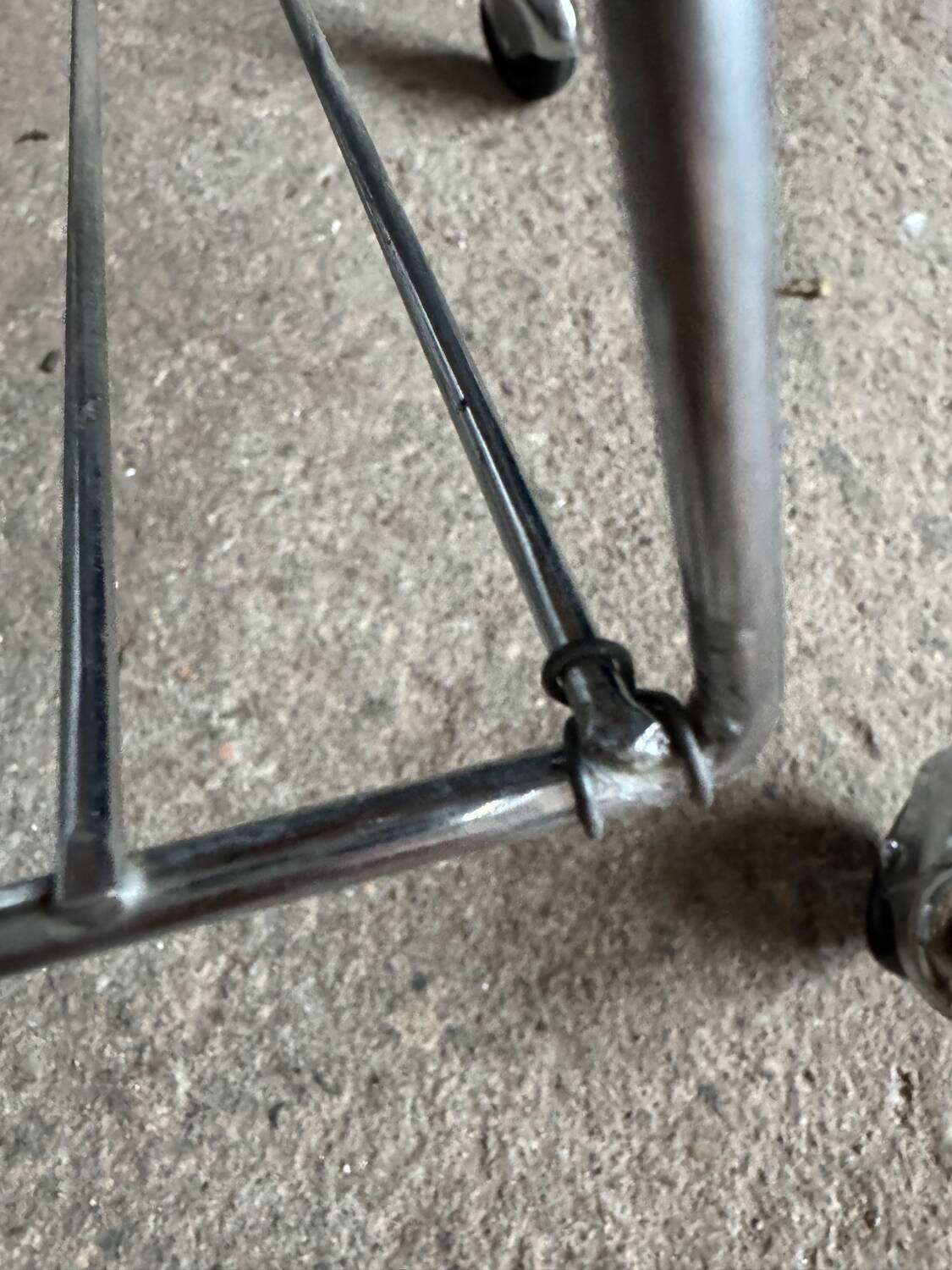 1950s rolling magazine rack