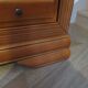 Cherry wood commode - solid wood - with a rounded edge - Louis Philippe - 4 drawers