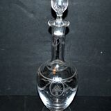 Carafe Saint-Louis en cristal taillé modèle "Sapho", 1930