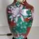 Large cloisonné lamp 77 a 100 cm of H , TBE