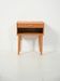 Table de chevet vintage scandinave avec poignée en laiton