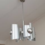 70's "Space Age" chandelier with 4 lights