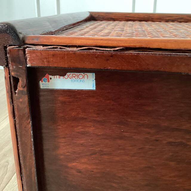Chevet en rotin Roche-Bobois