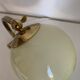 Pair vintage 1950 wall lamps bedside lamps gold - 21 cm