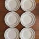 Set of 6 flat plates Longwy model Loridan – Antique earthenware from the late 19th to early 20th century.