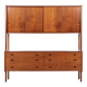Midcentury Danish double sideboard RY-20 in teak by Hans Wegner for Ry Møbler