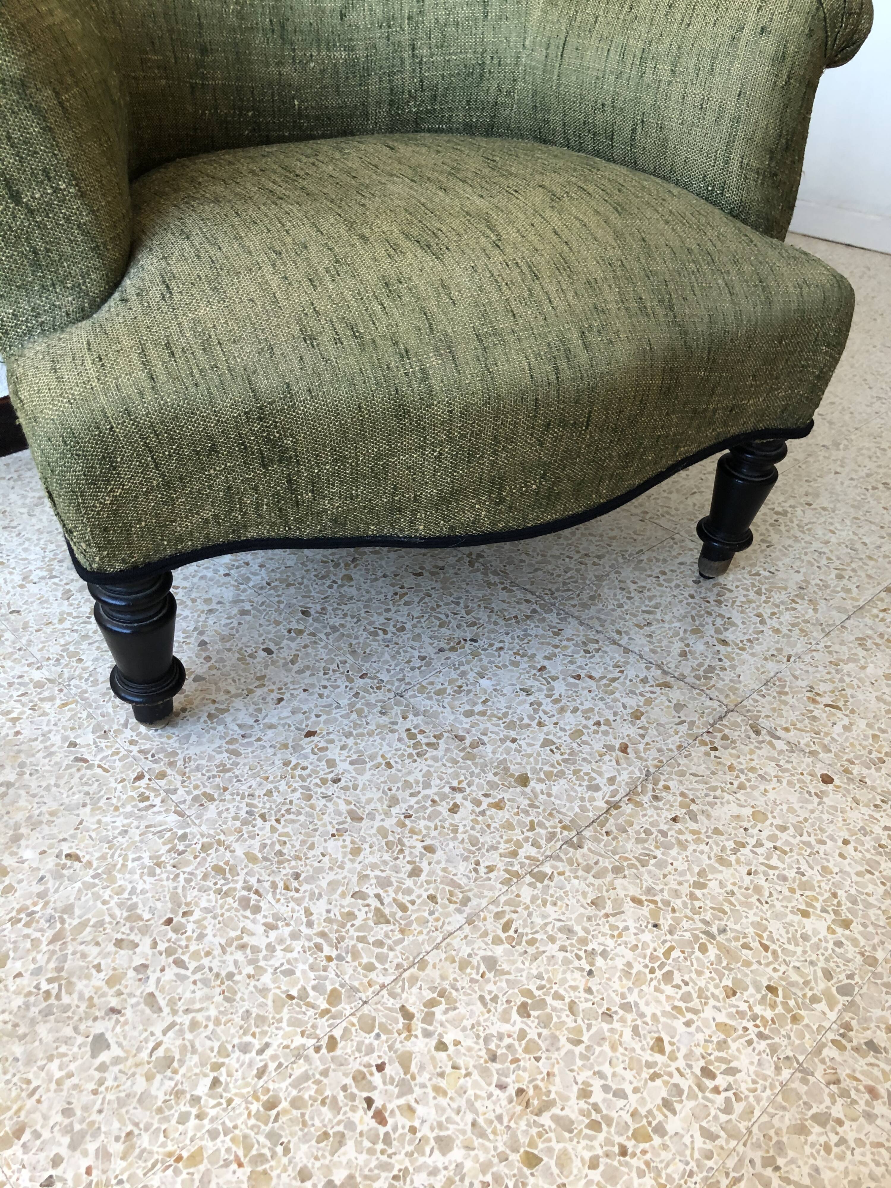 Vintage Napoleon lll armchair