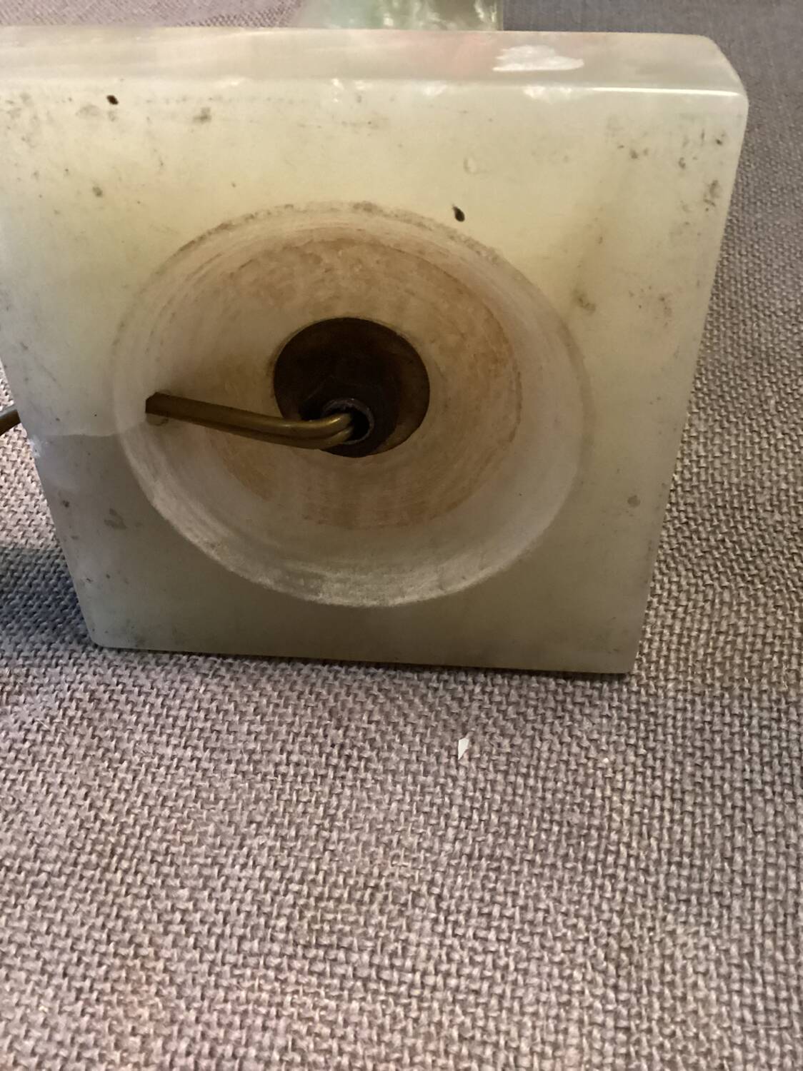 Alabaster table lamp