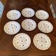 Set of 8 vintage plates