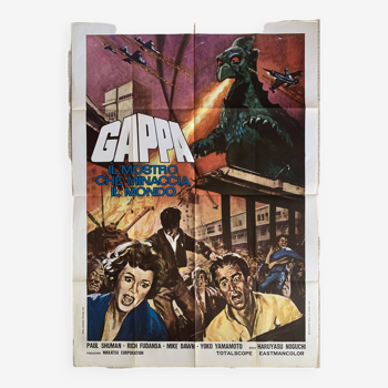 Gappa - Il Mostro Che Minaccia Il Mondo - original Italian poster - 1970
