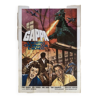 Gappa - Il Mostro Che Minaccia Il Mondo - affiche italienne originale - 1970