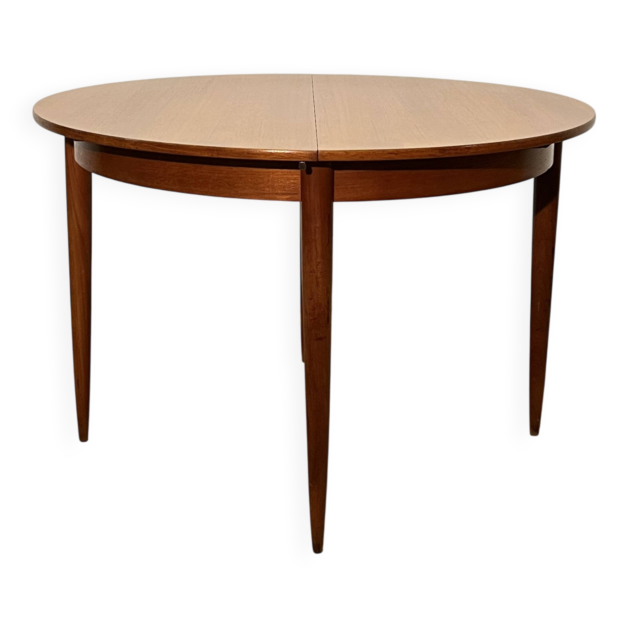 Vintage 1960s teak extendable Scandinavian table.