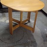 Table ovale bois pliable