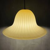 Vintage Murano glass tulip pendant lamp, Italy, 1970s.