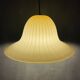 Vintage Murano glass tulip pendant lamp, Italy, 1970s.