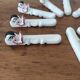 Series of ten Pierrot knife holders