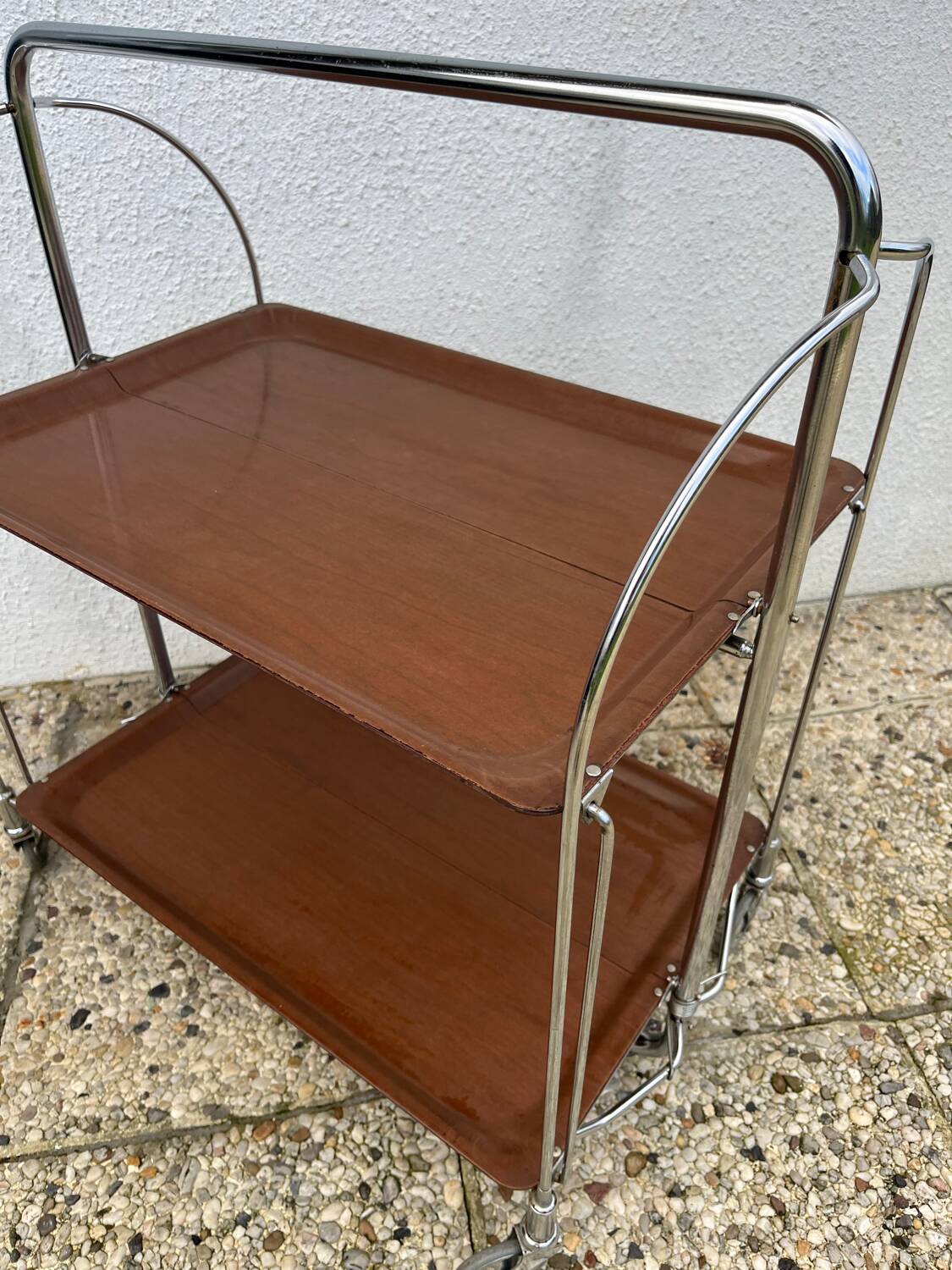 Vintage folding trolley