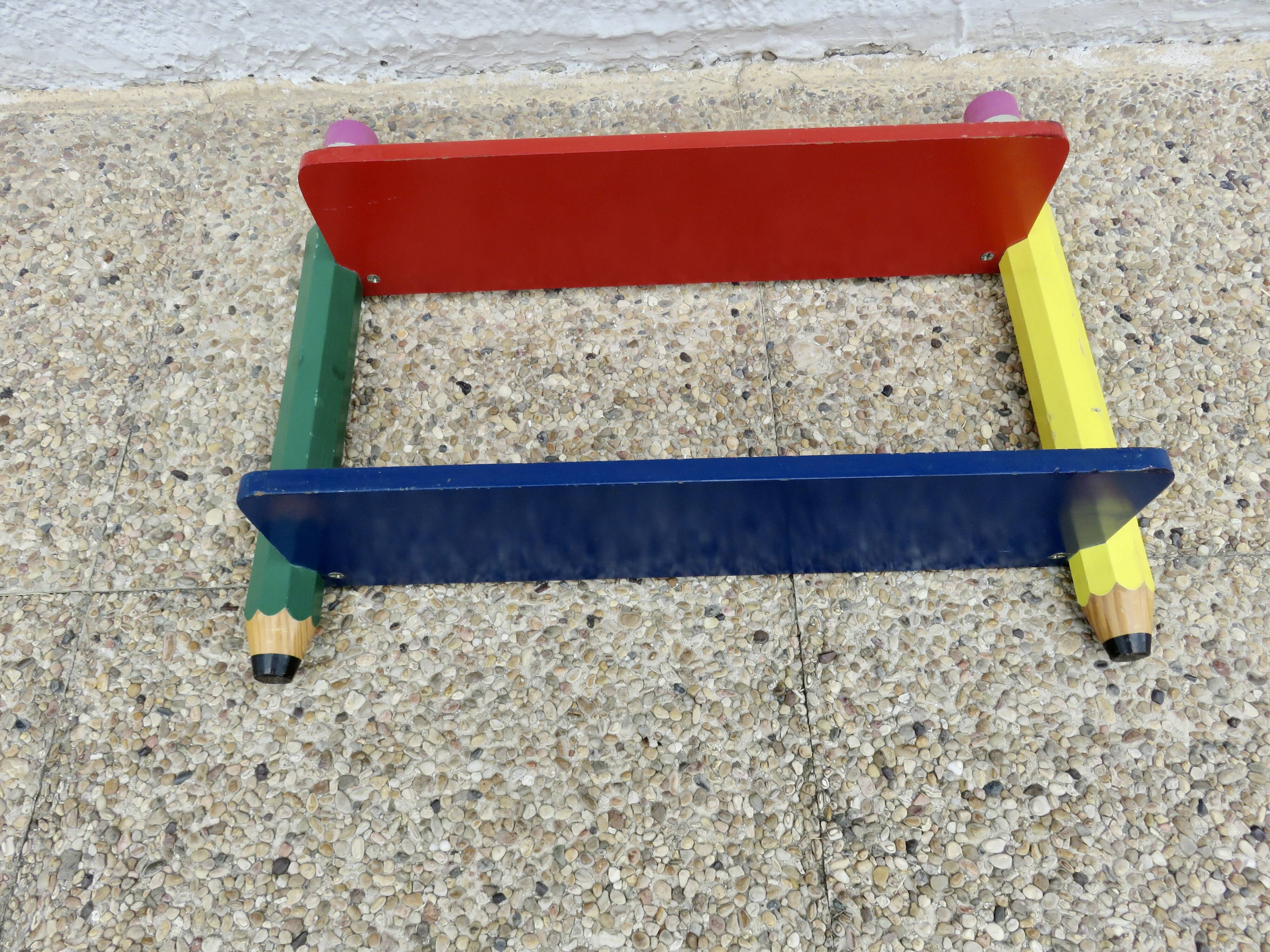 "Pencil" wall shelf designed by Pierre Sala, 1980