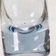 Handmade glass vase by Per Lütken for Holmegaard / “Akva” / “Rondo” / Mid-century Danish modern design
