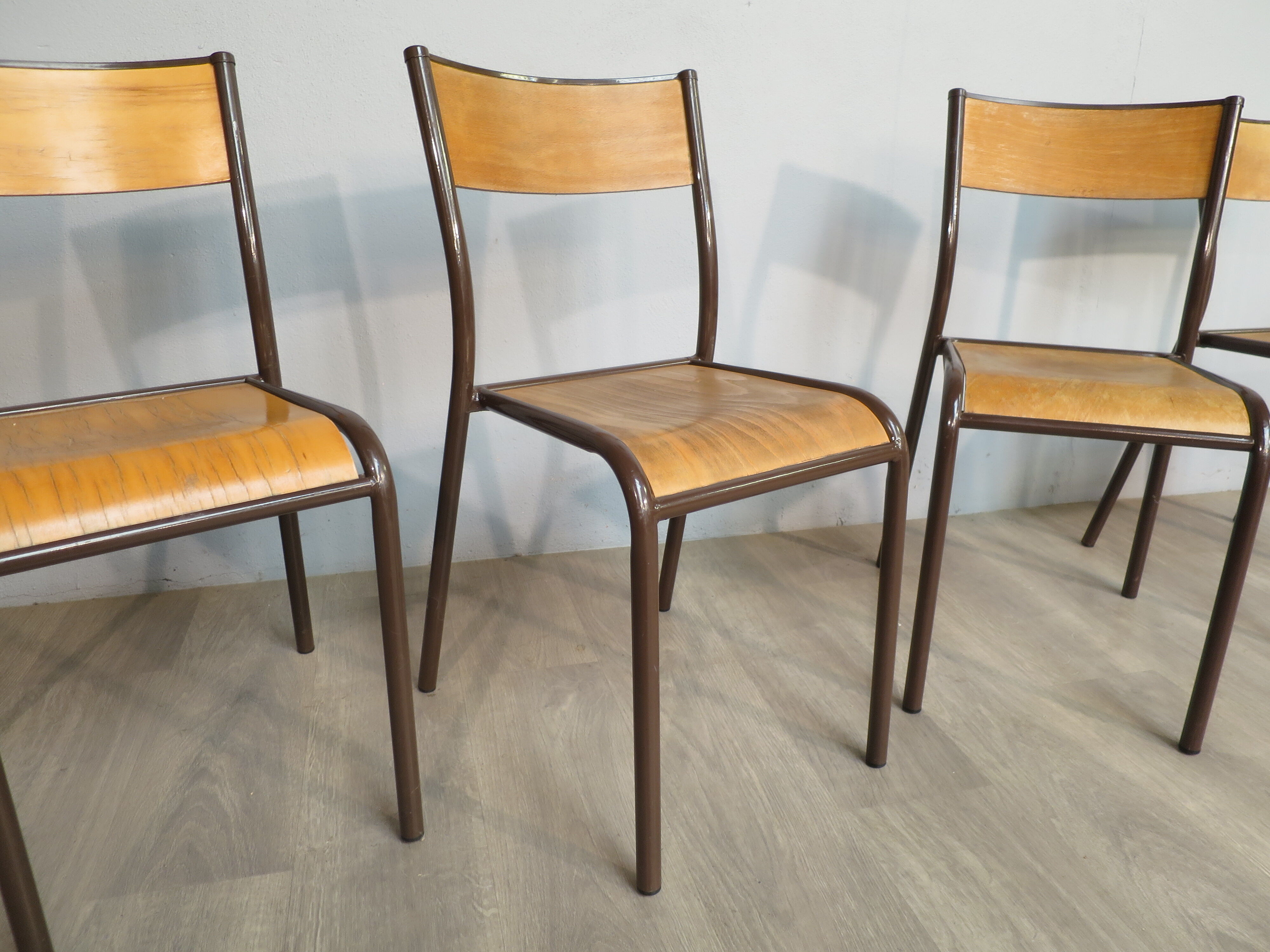 4 Mullca school chairs series