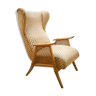 Fauteuil wing chair a oreilles et a systeme relaxation années 50/60
