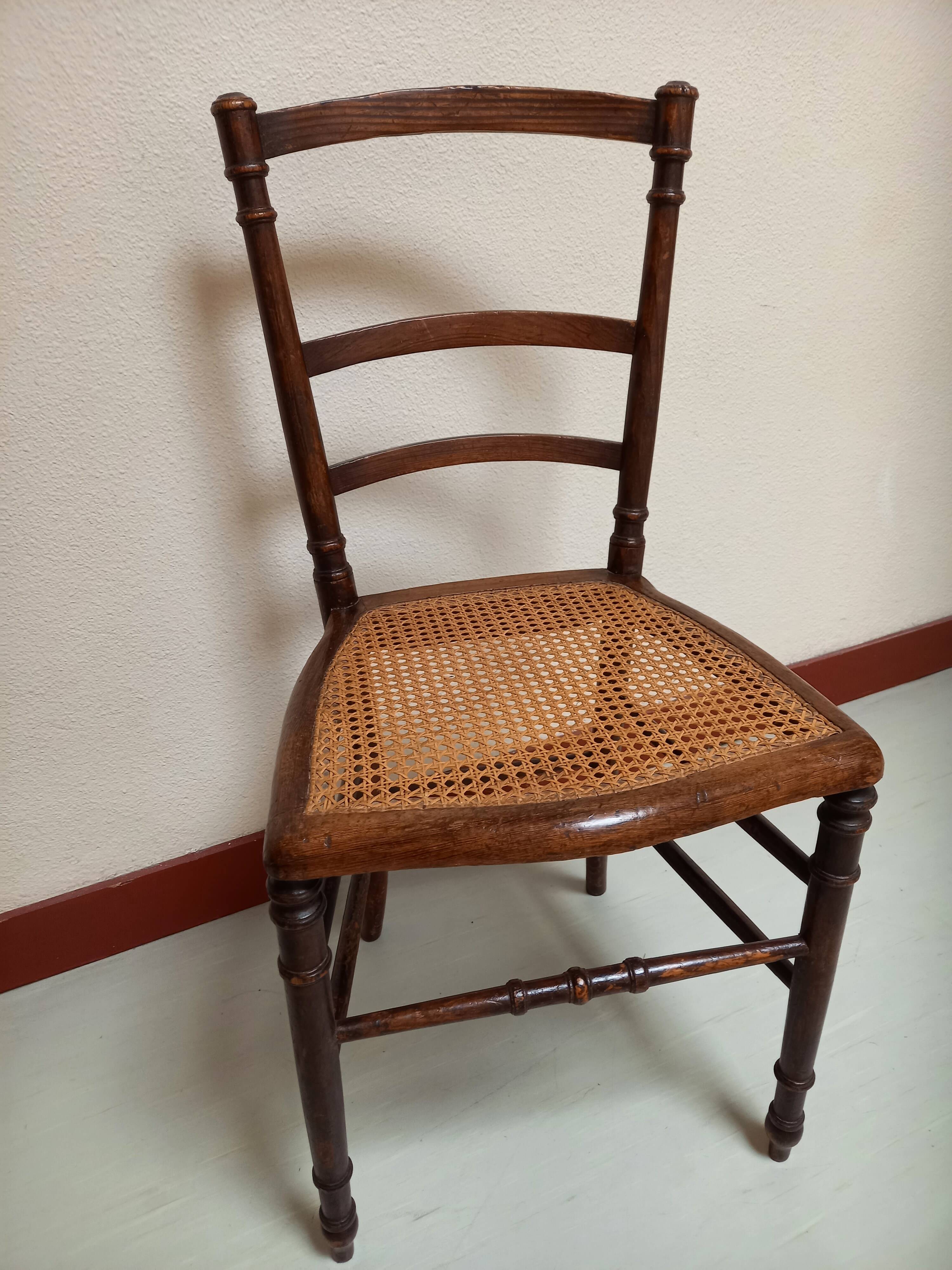 Old cane chair