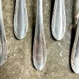 6 silver-plated forks