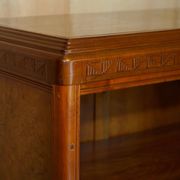 Art Nouveau library in burr walnut by Léon Jallot