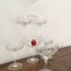 Coupes de champagne en cristal ciselé vintage 9 pièces