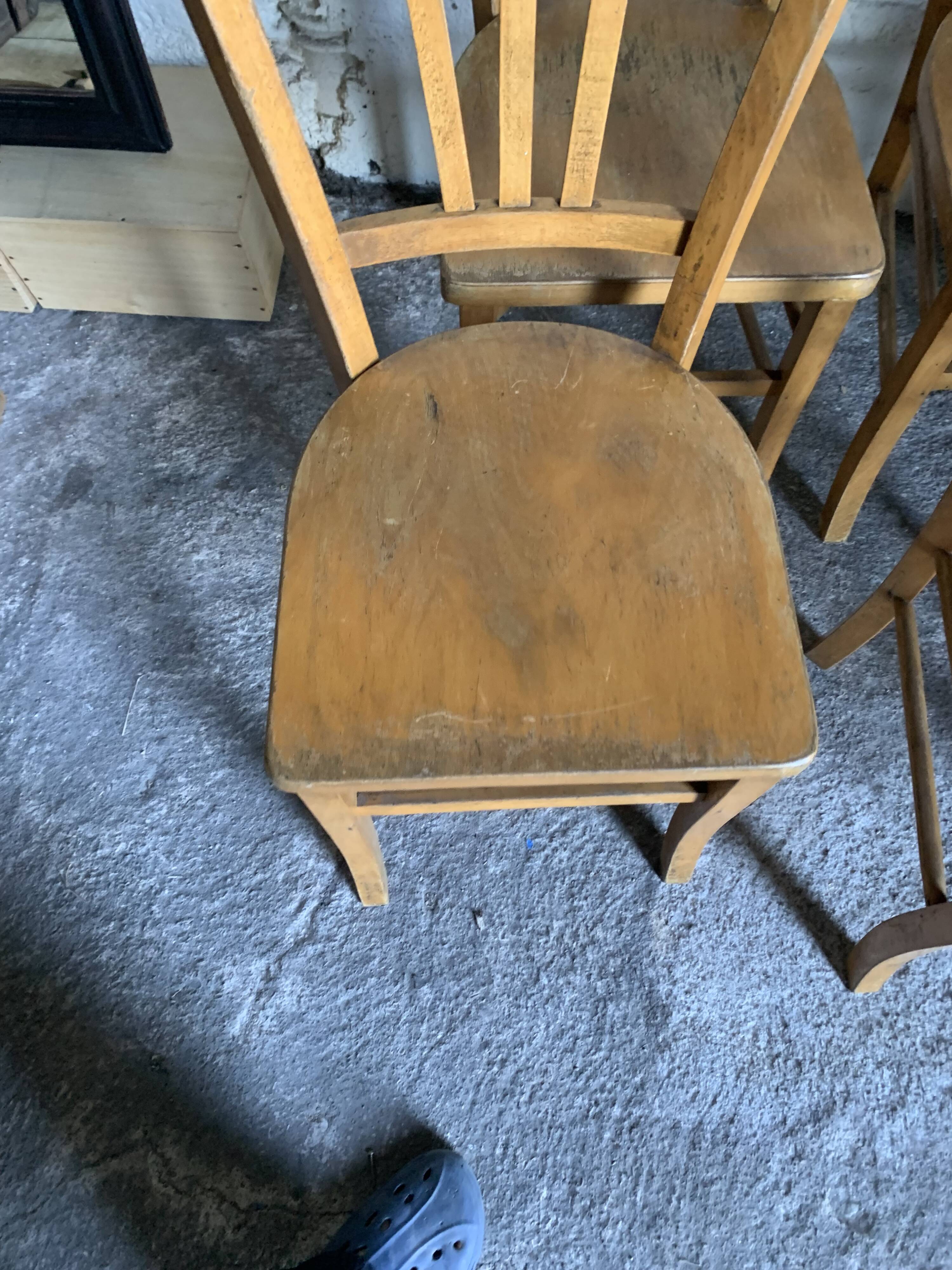 6 pure juice bistro chairs